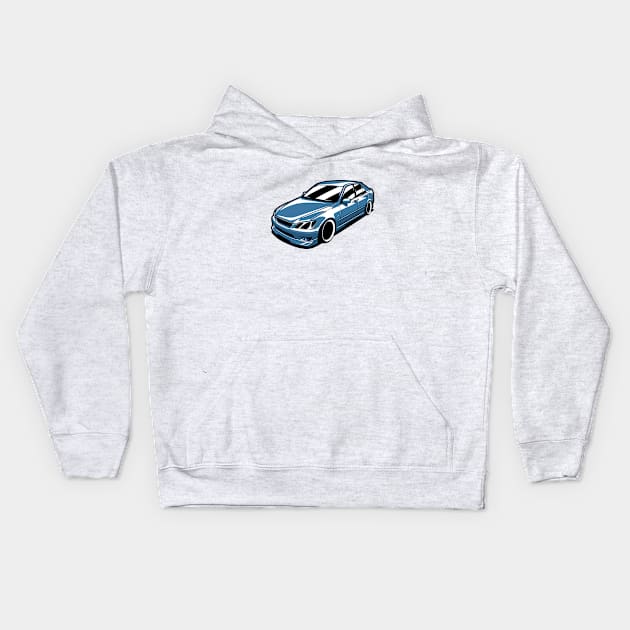 Blue IS200 IS300 Altezza JDM Kids Hoodie by KaroCars